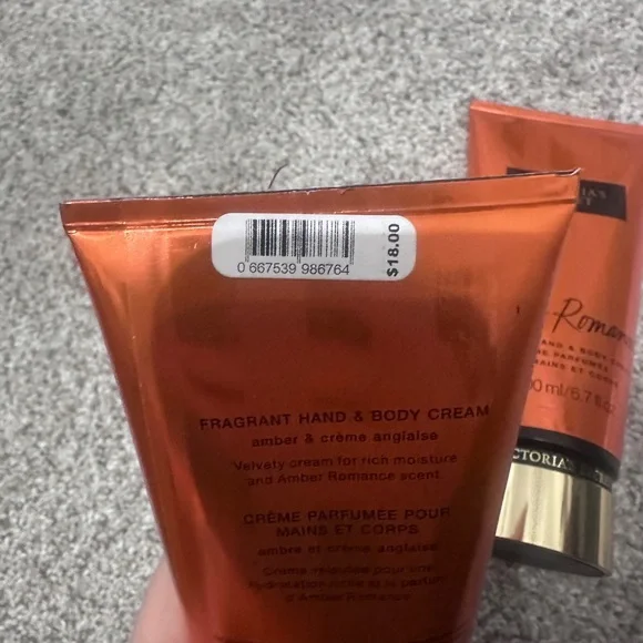 Victoria's Secret Amber Romance hand and body Cream - Picture 2 of 2